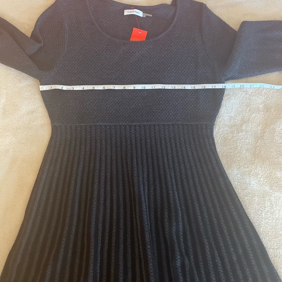 Calvin Klein A-Line Sweater Dress - Size M - Picture 10 of 14